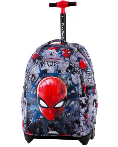 Ghiozdan cu roti Cool Pack Jack - Spiderman Black - 1
