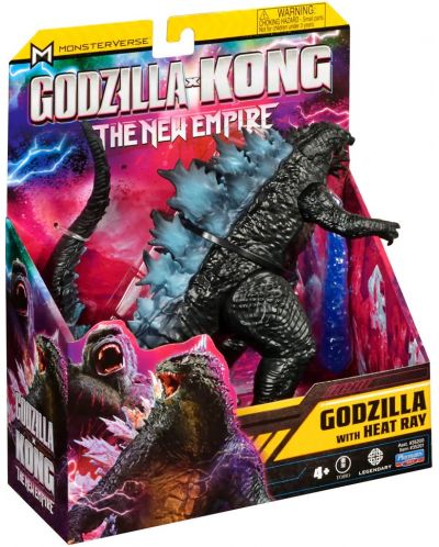 Figurină de bază MonsterVerse Godzilla x Kong - Godzilla cu fascicul , 15 cm - 2