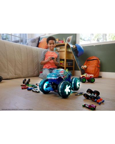 Buggy cu telecomandă Hot Wheels Monster Trucks - Mega Wrex, 1:15 - 9