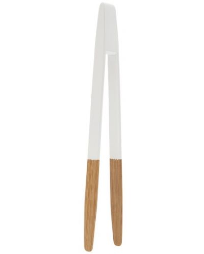 Cârlige de bambus Pebbly - 24 cm, alb - 2