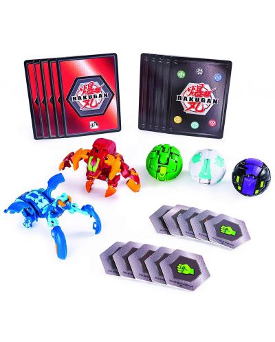 Set de joc Bakugan Battle Planet - Pachet de luptă cu 5 bile