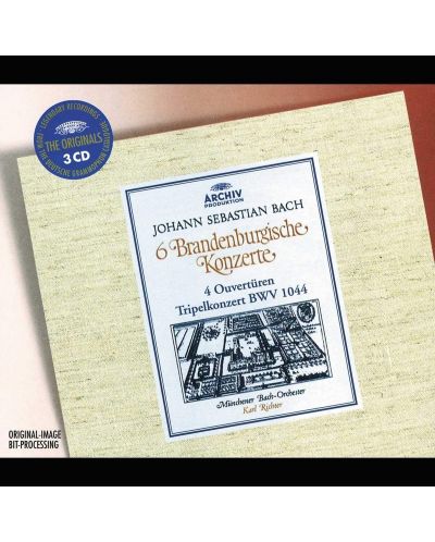 Bach: 6 Brandenburg Concertos; 4 Ouvertures; Tripel Concerto BWV 1044 (3 CD) - 1