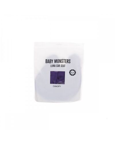 Copou pentru scaunul auto Baby Monsters - Luna Purple - 1