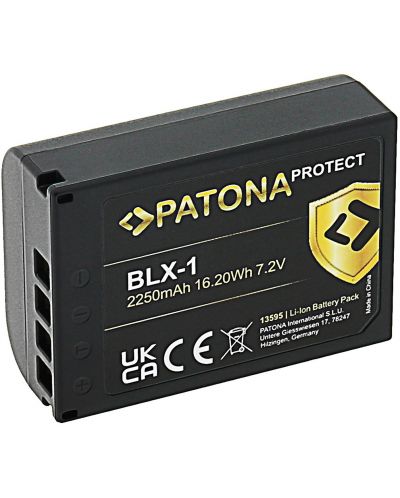 Baterie Patona - Protect,înlocuitor pentru Olympus BLX-1 OM-1, negru - 2
