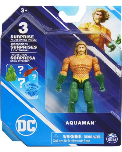 Figurină de bază cu surprize Spin Master DC - Aquaman - 1