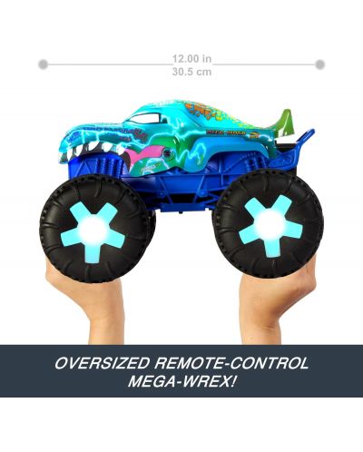 Buggy cu telecomandă Hot Wheels Monster Trucks - Mega Wrex, 1:15 - 7