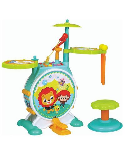Hola Toys Drums - Pe suport cu taburet - 1