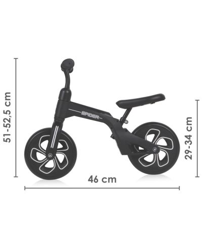 Bicicleta de echilibru  Lorelli - Spider, rosu - 3