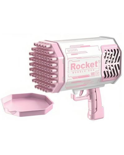 Pistol pentru baloane Yifeng - Bubble Gun Rocket, roz - 1