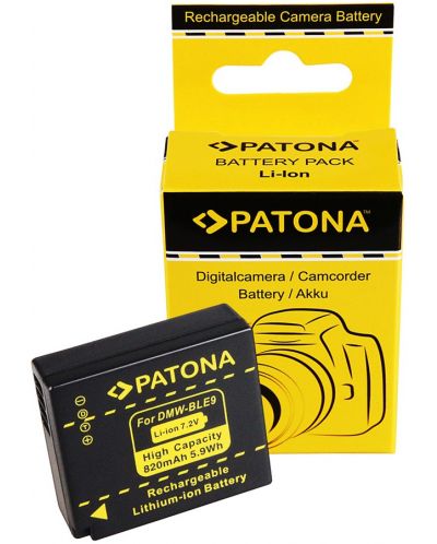 Baterie Patona - înlocuitor pentru Panasonic DMW-BLE9, negru - 3