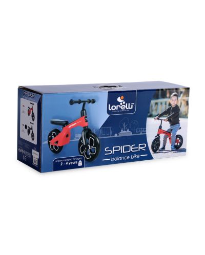 Bicicleta de echilibru  Lorelli - Spider, rosu - 4