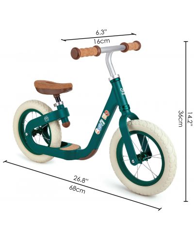 Bicicleta de echilibru Hape, verde - 6