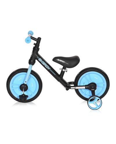 Bicicleta de echilibru Lorelli - Energy, negru si albastru - 2