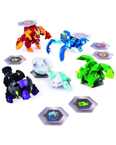 Set de joc Bakugan Battle Planet - Pachet de luptă cu 5 bile