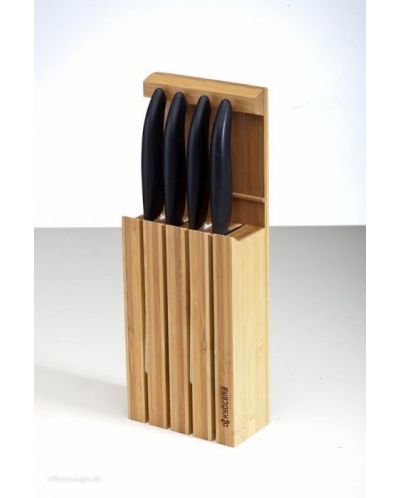 Bloc de cuțite din bambus KYOCERA - 4