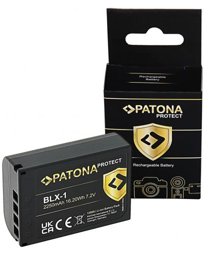 Baterie Patona - Protect,înlocuitor pentru Olympus BLX-1 OM-1, negru - 1