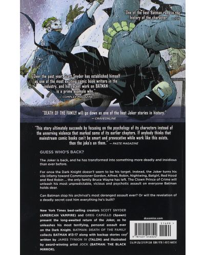 Batman Volume 3: Death of the Family (The New 52) - 2