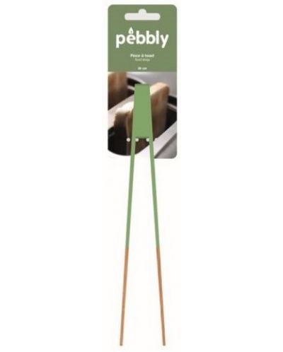 Cârlige de bambus Pebbly - 24 cm, verde - 1