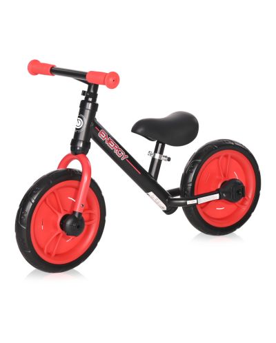 Bicicleta de echilibru Lorelli - Energy, negru si rosu - 4