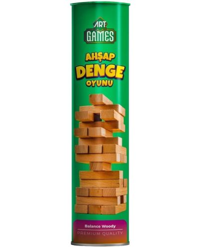 Turnul de echilibru din lemn Art Puzzle - Jenga - 1