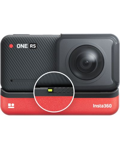 Baterie Insta360 - Battery Base ONE RS, roșie - 3