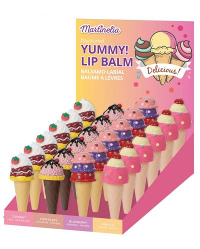Martinelia Lip Balm - Yummy, Delicious Ice Cream, sortiment, 3.5 g - 1