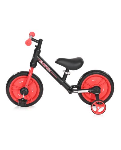 Bicicleta de echilibru Lorelli - Energy, negru si rosu - 2