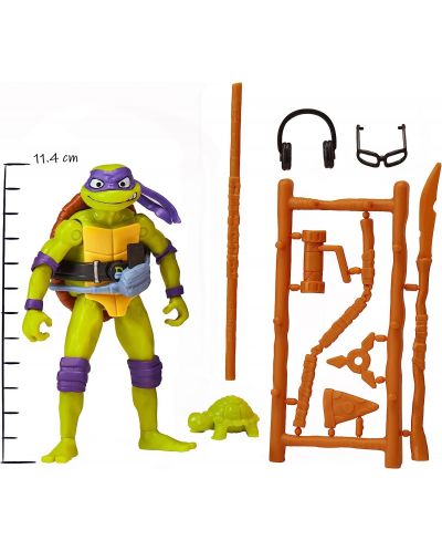 Figura de acțiune de bază TMNT Mutant Mayhem - Donatello - 4
