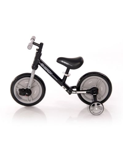 Bicicleta de echilibru Lorelli - Energy 2 în 1, negru și gri - 2