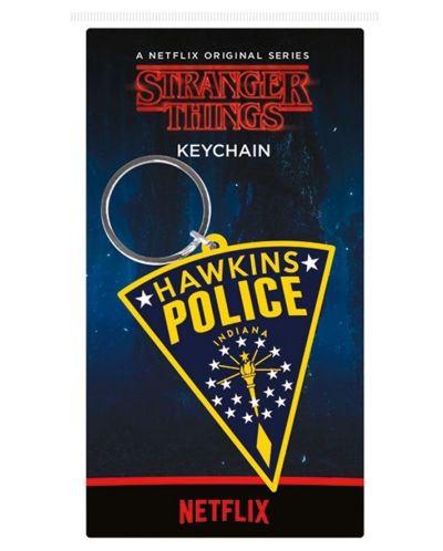 Breloc Pyramid Stranger Things - Hawkins Police - 1