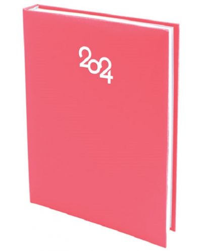 Spree Pastel Notebook - Copertă tare, roșu, 168 de foi, 2024 - 1
