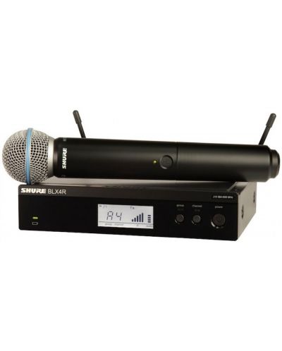 Sistem de microfoane fără fir Shure - BLX24RE/B58-T11, negru - 1