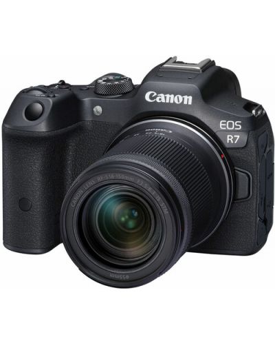 Aparat foto fără oglindă Canon - EOS R7, RF-S 18-150mm IS STM, Black - 1
