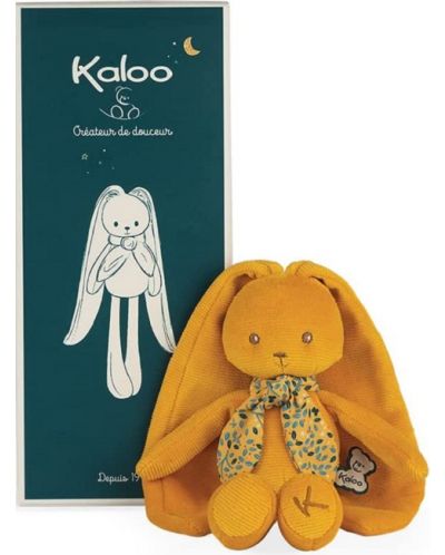 Jucărie de pluș pentru bebeluși Kaloo - Iepuraș, Ochre - 3