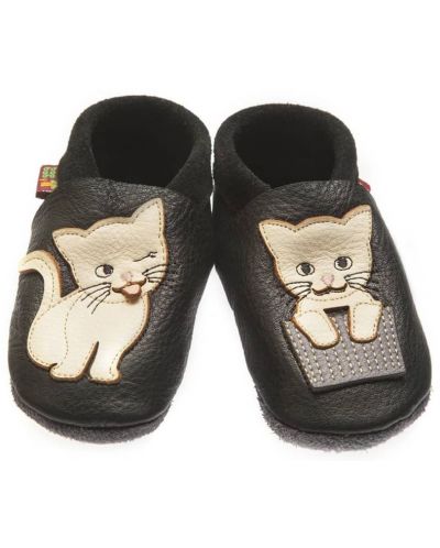Pantofi pentru bebeluşi Baobaby - Classics, Cat's Kiss, black, mărimea XL - 1