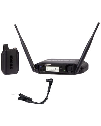 Sistem de microfon wireless Shure - GLXD14+/B98, negru - 1