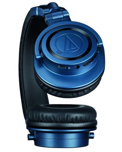 Căști wireless Audio-Technica - ATH-M50xBT2DS, neagră/albastră - 3