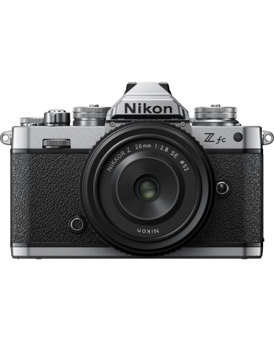 Aparat foto Mirrorless Nikon - Z fc, 28mm, /f2.8 Silver - 1