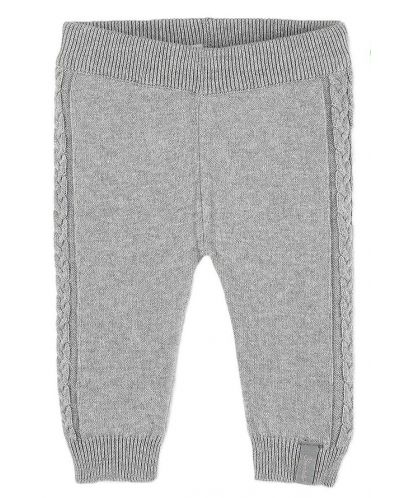 Pantaloni tricotati pentru bebelusi Sterntaler - 86 cm, 12-18 luni, gri - 1