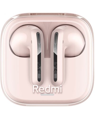 Căști wireless Xiaomi - Redmi Buds 6 Active, TWS, ANC, Transparent Powder - 5