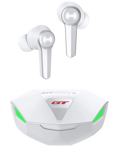 Casti wireless Edifier - GT4, TWS, albe - 1