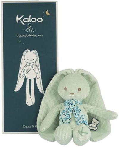 Jucărie de pluș pentru bebeluși Kaloo - Iepuraș, Aqua - 3