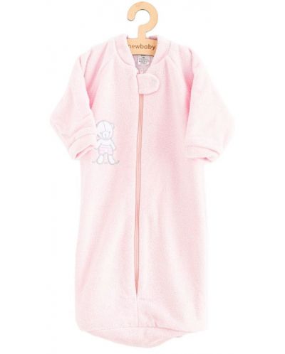 Sac de dormit pentru copii New Baby - Bear, 74 cm, roz - 1