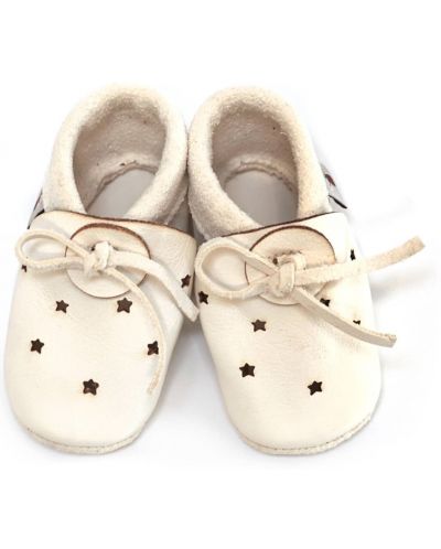 Pantofi pentru bebeluşi Baobaby - Sandals, Stars white, mărimea 2XS - 1