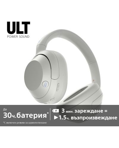 Căști Wireless Sony - WH ULT Wear, ANC, alb - 9