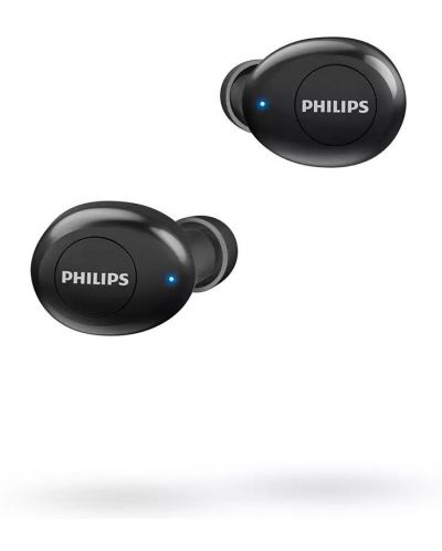 Casti wireless cu microfon Philips - TAT2205, TWS, negre - 4