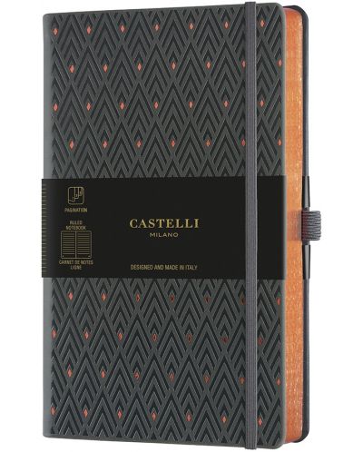 Castelli Copper & Gold - Diamonds Copper, 13 x 21 cm, cu căptușeală - 1