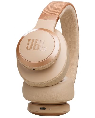 Căști wireless JBL - Live 770NC, ANC, Sand - 5