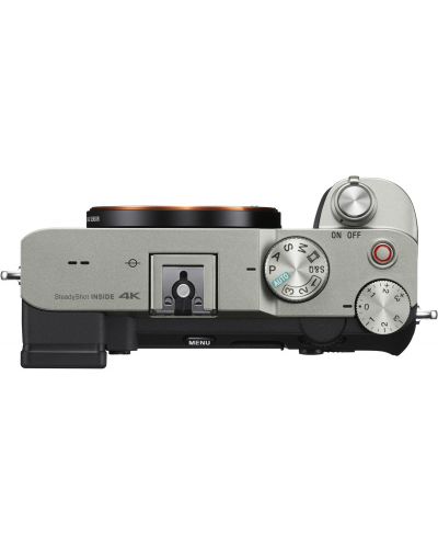 Aparat foto Mirrorless Sony - Alpha 7C, 24.2MPx, Silver - 4