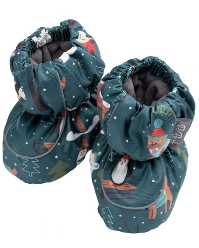 Ghetuțe de iarnă pentru bebeluși - Polul Nord, 15 cm, 6-18 luni - 2